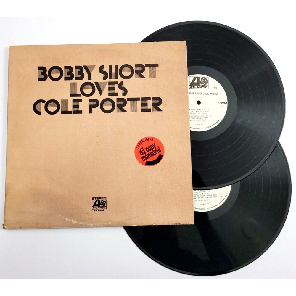 BOBBY SHORT - BOBBY SHORT LOVES COLE PORTER - JAZZ LP / ATLANTIC